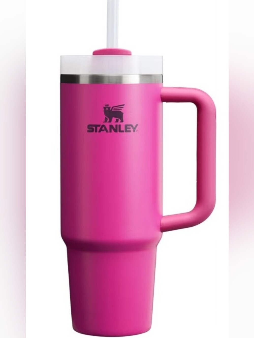 Stanley Quencher H.20 flow state stainless steel tumbler hot pink